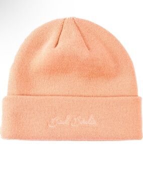 Bad Birdie Golf Beanie Clay Orange Cuffed Knit Hat Logo Unisex NWT